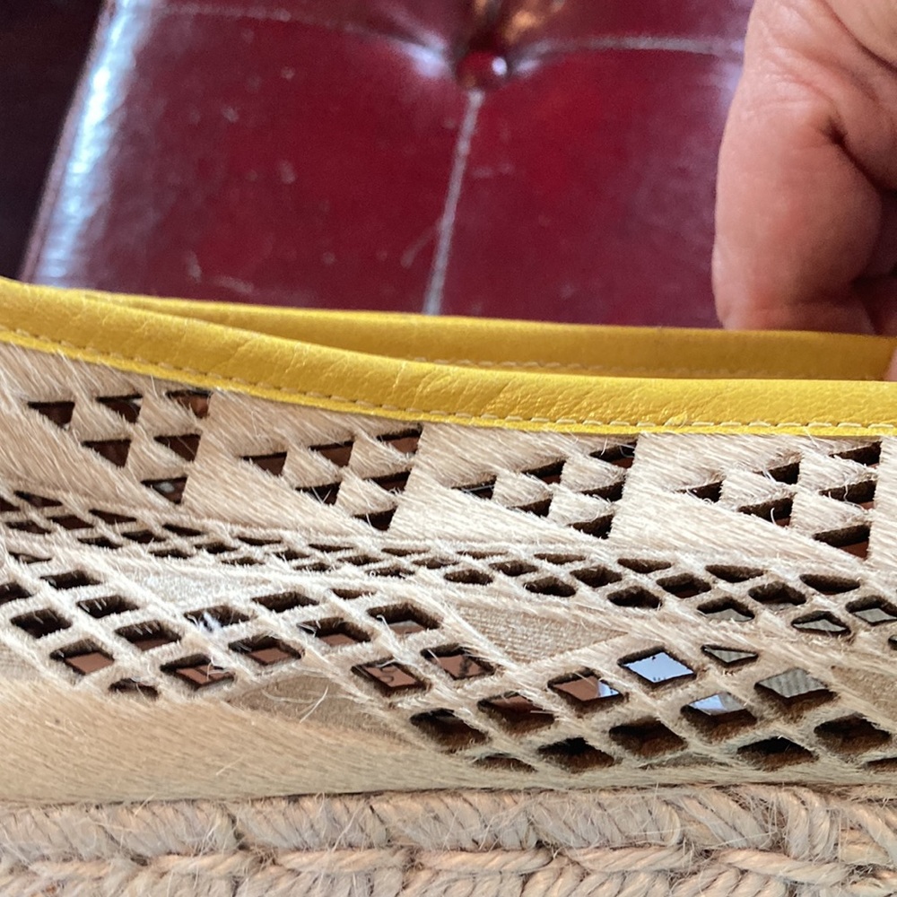 Cobra Society Wool/Leather Espadrilles - Picture 5 of 7